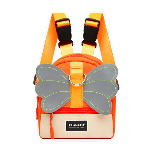 ZWZpet Dog Backpack for Small Dogs to Wear Cute Dog Saddle Bags Small with Wings for Outdoor Hiking Camping, Orange