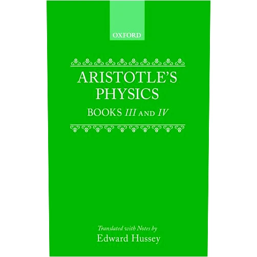 By Aristotle (Author) Aristotle's Physics Books III and IV