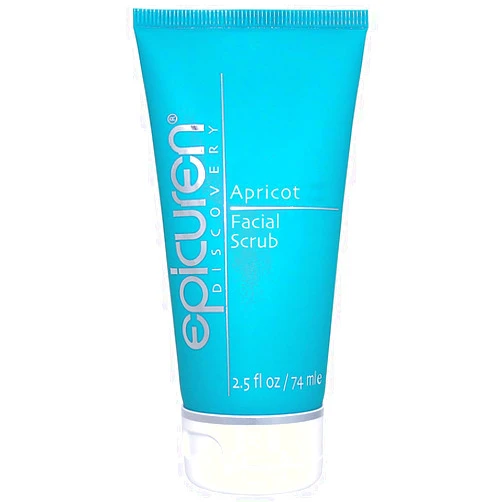 Epicuren Discovery Apricot Facial Scrub, 2.5 Fl Oz Beige with dark brown flecks