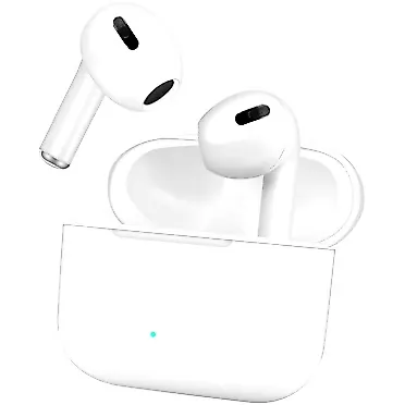 Protecker Wireless Headphones,Air Buds Pods Bluetooth 5.3Wireless Headphones with Charging Case,IPX7 Waterproof Stereo Headphones,Built-in Microphone,Bluetooth Headphones for iPhone/Samsung/Android/iOS, White