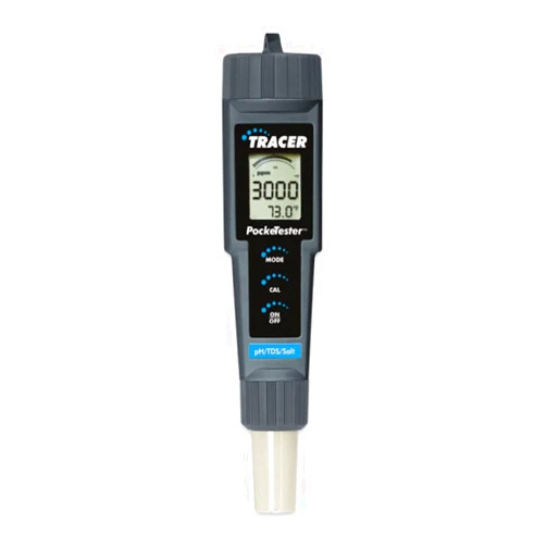 LaMotte 1766 pH/TDS/Salt/Temp Tracer PockeTester, 0 to 14pH Range, +/- 0.01pH Accuracy, +/-0.01pH Resolution