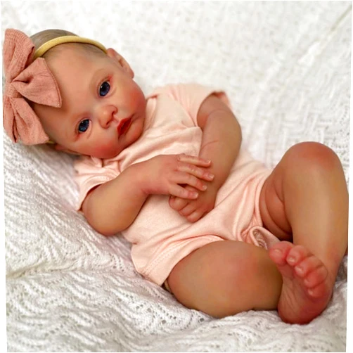 Zero Pam Reborn Baby Dolls 19 Inch Realistic Newborn Baby Dolls with Soft Body Lifelike Silicone Real Baby Doll Weighted Body Best Gifts for Girls or Boys