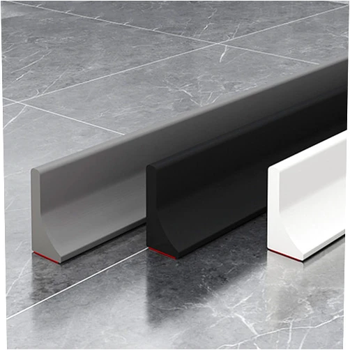 MFCCRAZY Shower Barrier,Shower Threshold Water Barrier,Shower Threshold Threshold for Shower Stall, Sink Bathtub Countertop Water Retaining Strip, Water Stopper Strip.-Black||70cm