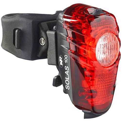 NiteRider Solas 100 Lumens USB Rechargeable Bike Tail Light Powerful Daylight Visible Bicycle LED Rear Light Easy to Install Road Mountain City Commuting Adventure Cycling Safety Flash