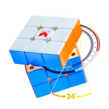 Z-Cube ZCUBE QY X Man Tornado V3 M ( Pioneer, Maglev Ver. ), 2022 New 3x3 Magnetic Speed Cube, Best Version of The Tornado V3 Series, 3x3x3 Pioneer Speed Cube Pioneer Maglev