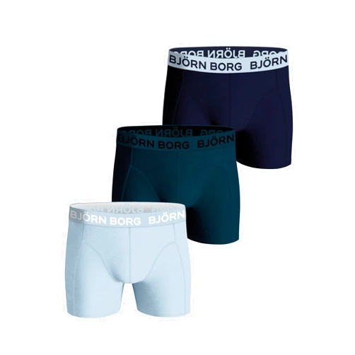 Björn Borg | Bjorn Borg Cotton Stretch Boxer 3P, Boxer Briefs for Men, Multi-Packs Available