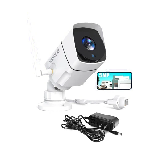 firstrend Security IP Camera with Adapter Wireless Security System ONLY for Models: FTUS-W845M2TA-XM,FTUS-W885M3TA-XM（NOT Supporting 3MP System
