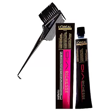 Crème creme I'oreaI PRO DIA RICHESSE Demi-Permanent Tone-on-Tone Creme Hair Color Dye, Ammonia-Free (w/ Sleek 3-in-1 Comb/Brush) Cream Haircolor (9.01 / 9NB)