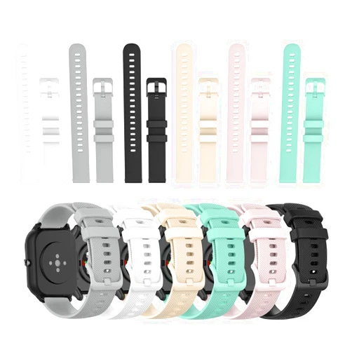 E ECSEM Replacement Bands Compatible with YONMIG ID206 Watch Strap Colourful Silicone Quick Release Strap Arm Bands for YONMIG ID206 Fitness Watch for Women Men