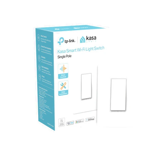 Kasa Smart Light Switch HS200, Single Pole, Needs Neutral Wire, 2.4GHz Wi-Fi Light Switch Works with Alexa and Google Home, UL Certified, No Hub Required , White, HS200