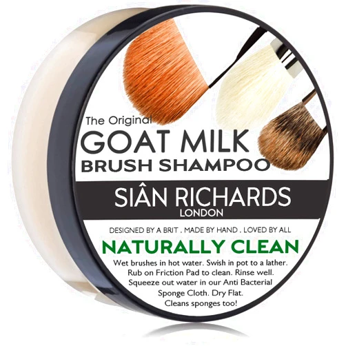 SIÂN RICHARDS Siân Richards London Goat Milk Natural Solid Brush Shampoo Makeup Brush and Sponge Cleaner
