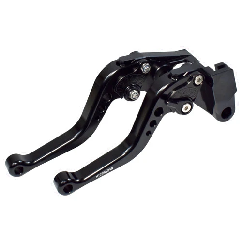 MTCRIGHTER Short Brake Lever Clutch Lever Compatible with Kawasaki Ninja 650 Z650 Z650RS Z900 2017-2024, CNC Aluminum Alloy Made (Black)