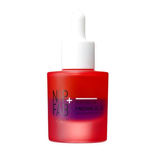 Nip+Fab Peptide Fix Finishing Oil 2%, 1.01 fl oz, Perfect Finish for All Skincare Routines, For All Skin Types, Support the Skin Barrier for a Smoother, Firmer-Looking Complexion