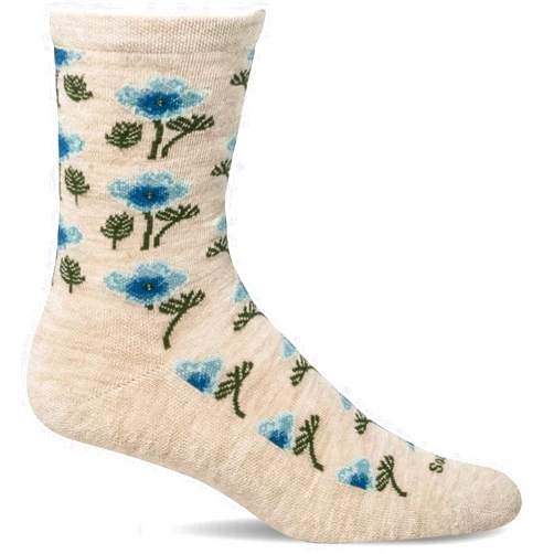 Sockwell Women's Poppy Crew Sock, Barley - S/M