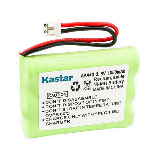 Kastar Ni-MH Battery 1000mAh Replacement for Summer Infant Monitor Battery 29030-10, 29600-10, SANIK 29030-10, Summer MBP18, MBP25, MBP26, MBP27, MBP1833S, MBP35S, MBP36PU, MBP41, MBP43 Baby Monitor