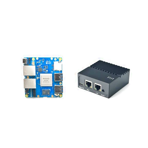 SmartFly info Nanopi R4S Mini Portable Travel Router OpenWRT with Dual-Gbps Ethernet Ports 4GB LPDDR4 Based in RK3399 Soc for IOT NAS Smart Home Gateway