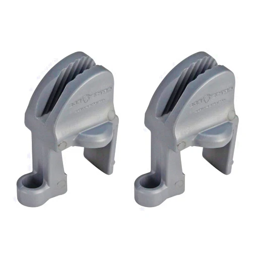 Extreme Max 3005.5058 BoatTector Quick Adjust Pontoon Rail Fender Hanger - Gray, Pack of 2