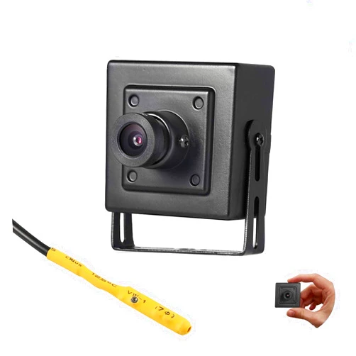 Revotech Indoor Mini POE IP Camera with Audio, Security Camera P2P Remote View HD 3MP CCTV Video Surveillance H.265/H.264 (I706-P-Audio Black)