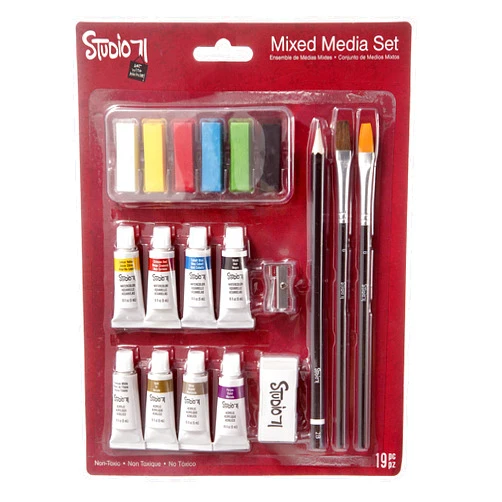 Darice Studio 71 Mixed Media Art Set: 19 Pieces