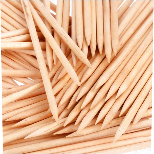 MacMaxe Orange Wood Sticks, Nail Art, Cuticle Pusher Remover, Manicure Pedicure Tool (100 Pieces)