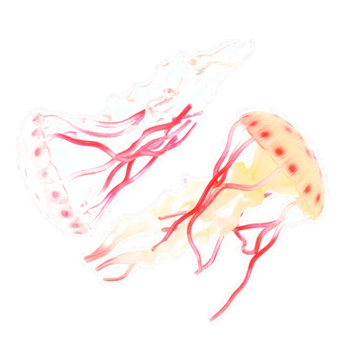 FOYTOKI 2pcs Simulation Jellyfish Model Creatures Realistic Jellyfish Model Figure Sea Life Model Sea Life Animals Figure Realistic Model Sea Animals Marine Animals Model Toy Plastic