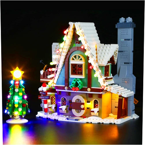 BRIKSMAX Led Lighting Kit for Elf Club House - Compatible with Lego 10275 Building Blocks Model- Not Include The Lego Set(Remote-Control Version)