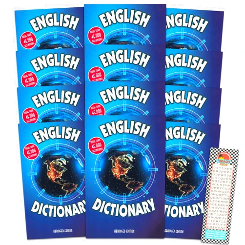 Websters Dictionary 2025,Classroom Dictionary Set Websters Dictionary 2025 Bulk Set for Students, Kids, Adults - Educational Classroom Dictionary Set Bundle with 12 Mini Dictionaries for Libraries, Classrooms, More | Complete Reference Book