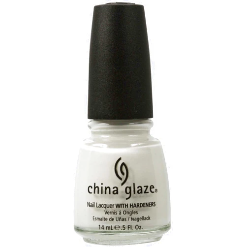 China Glaze Nail Polish, White on White 023