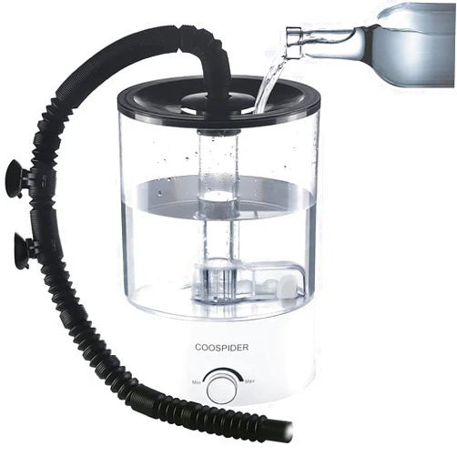 Coospider Top Fill Reptile Fogger Terrariums Humidifier Fog Machine 4.2L Large Size Perfect for Various Reptiles/Amphibians/Herps/Paludarium/Vivarium