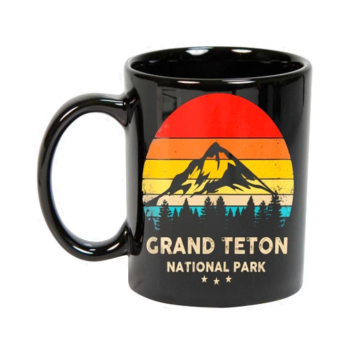Maynard Ruiz Coffee Mug Vintage Grand Teton - National Park Retro Souvenir Mug Coffee Mug 11oz Gift Tea Cups 11oz 11oz Black Mug 545151