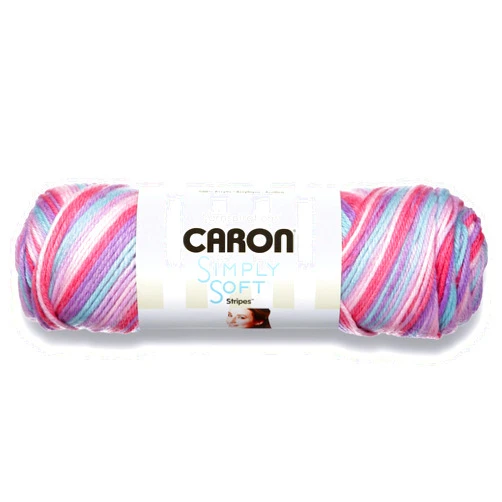 Caron Simply Soft Yarn (4) Medium Worsted Gauge 100% Acrylic - 5oz - Times Square - Machine Wash & Dry