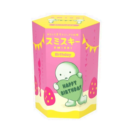 Smiski Birthday Series - (1) Assorted Sealed Blind Box Original Glow in The Dark Mini Figures - No Choice Available