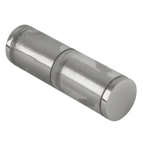 CRL Cylinder Style Chrome Finish Back-to-Back Shower Door Knob With Plastic Sleeve