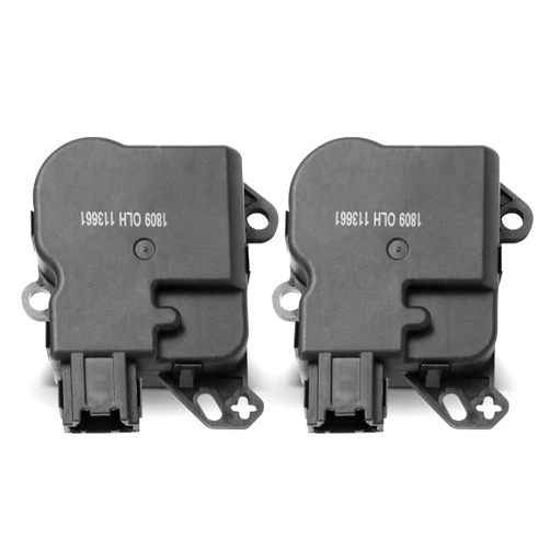 LUJUNTEC 2PCS Blend Door Actuator Replaces 604-252 Replacement For 2009-2017 for Ford 2009-2017 for Lincoln, Air Door Actuator, HVAC Blend Control Actuator