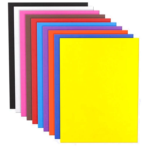 MEARCOOH Foam Sheets Crafts 9x12 Inch 10 colors 2mm Eva Color craft Foam Paper for Crafts Project Preschoolers Classroom Scrapbooking DIY cosplay(10 sheets)