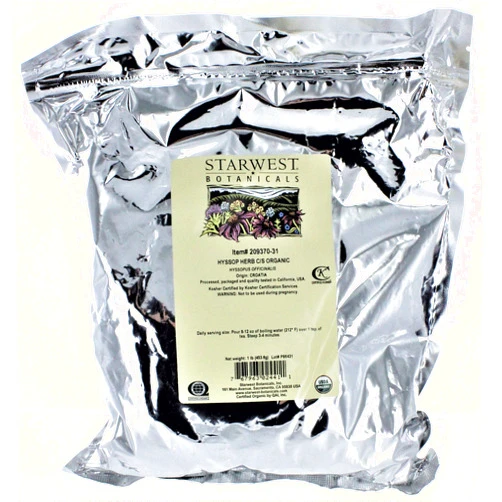 Starwest Botanicals Hyssop Herb C/S