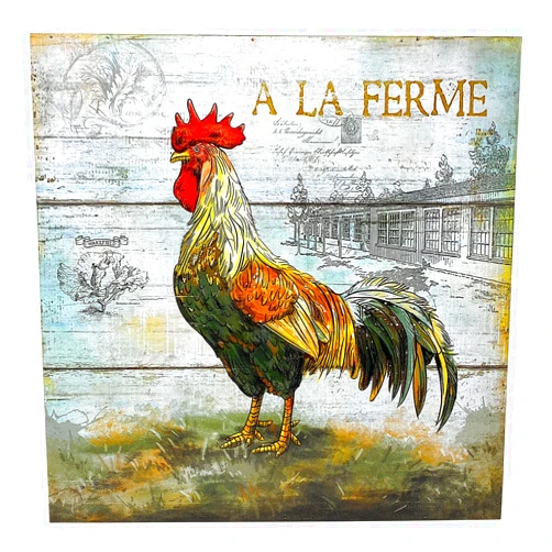 Inelkas Wall Art Large Farmhouse Barn Animal Inspired Colorful Wall Decor Accent Wall Room Office 16