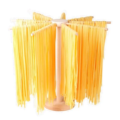 Tinada Pasta Drying Rack, Large Wood Pasta Rack Collapsible for Fresh Pasta Noodle Spaghetti Dryer Hanger Stand