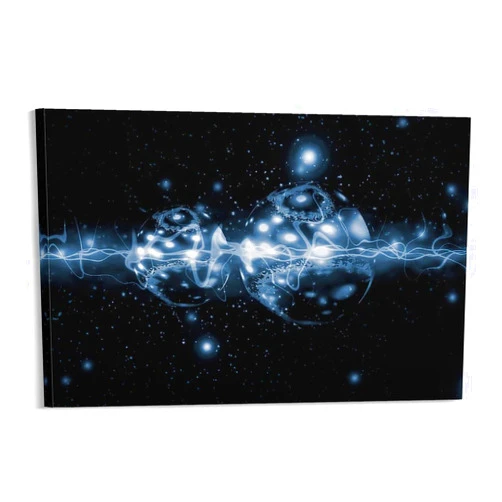 Generic Quantum Entanglement Poster Science Diagram Cool Wall Decor Art Canvas Painting Posters And Wall Art Pictures Are Used For Room Aesthetics And Decoration12x18inch(30x45cm)
