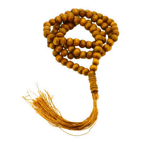 Mandala Crafts Wood Tasbih Prayer Beads - Misbaha Beads Muslim Prayer Beads for Men and Women - Wooden Islamic Prayer Beads Tasbih Beads Necklace