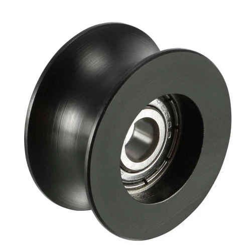 uxcell® 3mm Deep Metal V Groove Guide Bearing Pulley Rail Ball Wheel 5x25x13mm