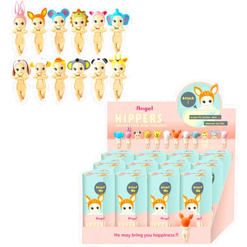 Fiveringox 12 Pack Angel Animal Hippers Series - Sonny Figure Phone Accessory Sealed Blind Box Set