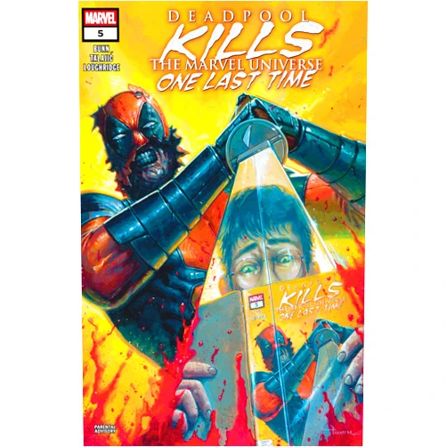 By Cullen Bunn (Author), Davide Paratore (Cover Art), Dalibor Talajic (Artist) & 0 more Format: Kindle Edition Deadpool Kills The Marvel Universe One Last Time (2025) #5 (of 5)