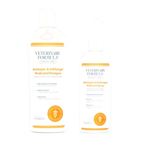 Veterinary Formula Clinical Care Antispetic and Antifungal Shampoo and Spray