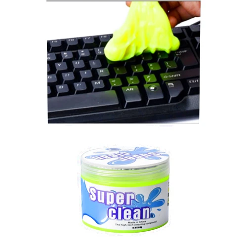 Hacent Car Cleaning Gel for Car Cleaning Kit Car Detailing Putty Cleaning Putty Gel Auto Car Interior Cleaner Dust Cleaning Mud for Cars and Keyboard Cleaner Cleaning Slime (Yellow)
