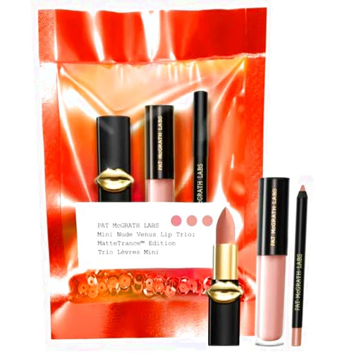 PAT McGRATH LABS Mini Nude Venus Lip Trio: Mattetrance Edition