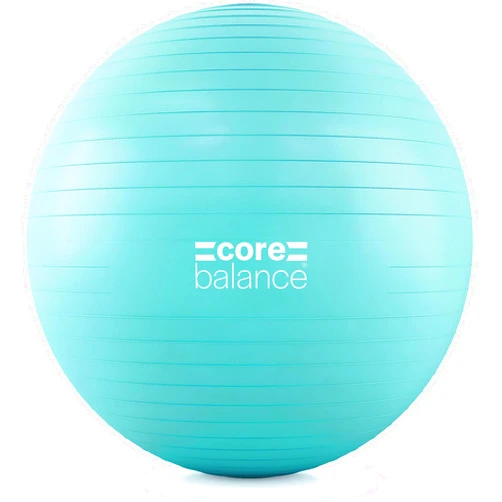 Core Balance Exercise Ball, Stability Ball for Yoga, Pilates and Fitness, Gym Ball for Home Gym and Office Chair, Training, Physical Therapy, Anti Burst, Pump Included, 55cm 65cm 75cm 85cm