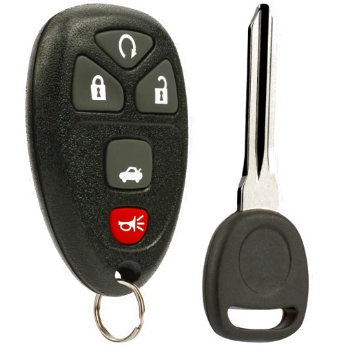 USARemote Key Fob Keyless Entry Remote with Ignition Key fits Cadillac DTS/Chevy Impala Monte Carlo 2006 2007 2008 2009 2010 2011 2012 2013