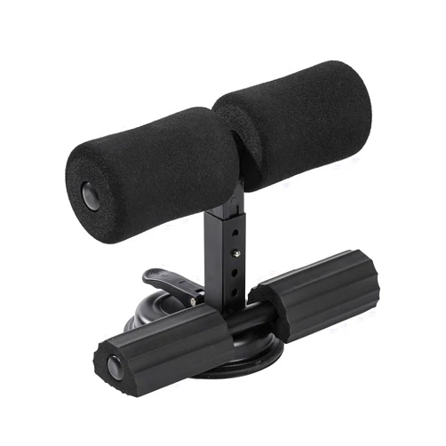Obenshain Sit Up Bar Foot Holder - Sit up Exercise Equipment for Home Workouts, Black Rubber Strong Suction Cup for Sit-Ups, Sit Up Bar for Abs