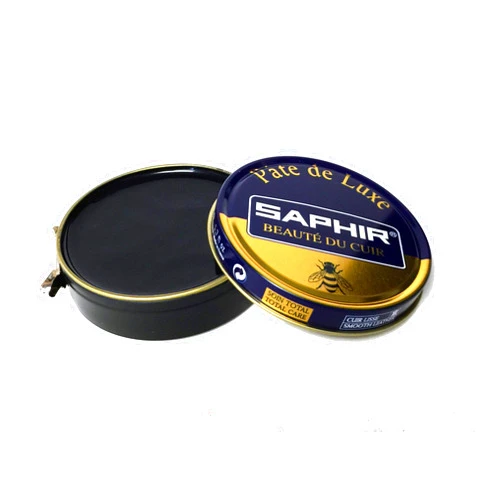 SAPHIR BEAUTÉ DU CUIR Saphir Beaute Du Cuir Pate De Luxe High Gloss Black Shoe Polish 50ml